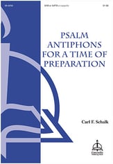 Psalm Antiphons for a Time of Preparation SATB choral sheet music cover